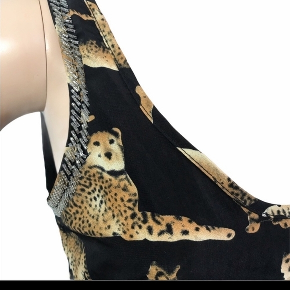 Forever 21 Women's Cheetah Print Tank Size Small - Picture 4 of 7